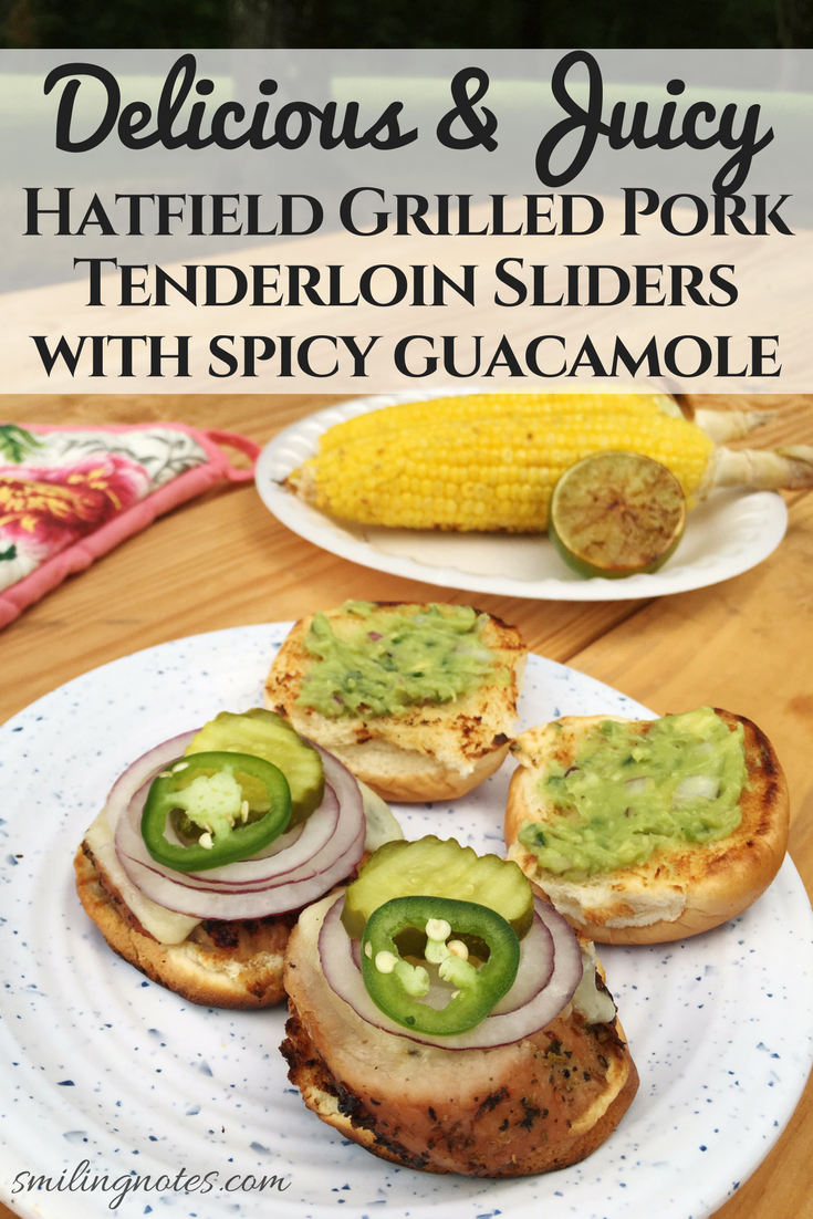Hatfield Grilled Pork Tenderloin Sliders with Spicy Guacamole