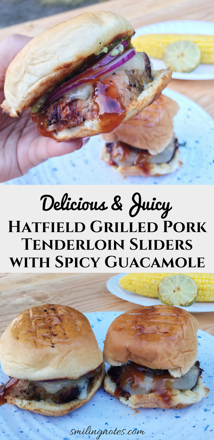 Hatfield Grilled Pork Tenderloin Sliders with Spicy Guacamole