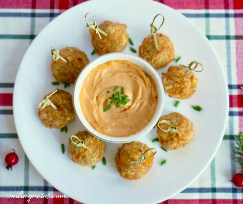 Crispy Baked Crab & Cheese Balls