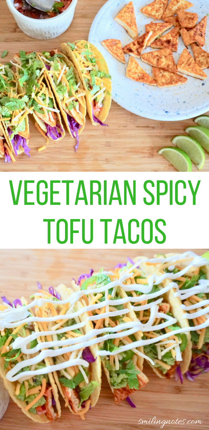 Vegetarian Spicy Tofu Tacos